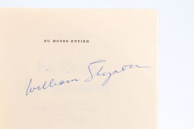 STYRON : La Proie des Flammes - Signed book, First edition - Edition-Originale.com