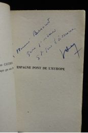SUAREZ : Espagne pont de l'Europe - Signed book, First edition - Edition-Originale.com