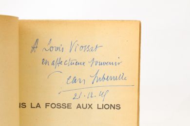 SUBERVILLE : Dans la fosse aux lions - Autographe, Edition Originale - Edition-Originale.com