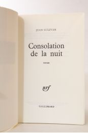 SULIVAN : Consolation de la nuit - Prima edizione - Edition-Originale.com