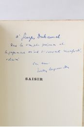 SUPERVIELLE : Saisir - Signed book, First edition - Edition-Originale.com