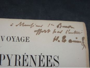 TAINE : Voyage aux eaux des Pyrénées - Autographe - Edition-Originale.com