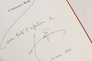 TAPIES : A summer's work 7 April - 7 May 1994 - Signed book, First edition - Edition-Originale.com