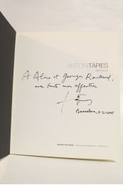 TAPIES : Antoni Tapies obra recent - Libro autografato, Prima edizione - Edition-Originale.com