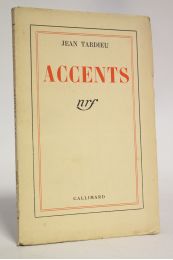 TARDIEU : Accents - First edition - Edition-Originale.com