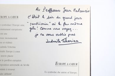 TCHERINA : Europe à Coeur - Signiert, Erste Ausgabe - Edition-Originale.com