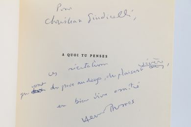 THOMAS : A quoi tu penses - Signed book, First edition - Edition-Originale.com