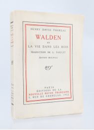 THOREAU : Walden ou la vie dans les bois - Erste Ausgabe - Edition-Originale.com