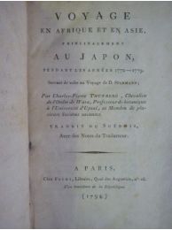 THUNBERG : Voyage en Afrique et en Asie, principalement au Japon, pendant les années 1770 1779 - Erste Ausgabe - Edition-Originale.com