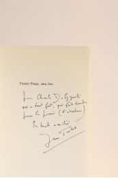 TORTEL : Francis Ponge cinq fois - Autographe, Edition Originale - Edition-Originale.com