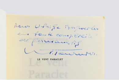 TOURNIER : Le Vent Paraclet - Autographe, Edition Originale - Edition-Originale.com