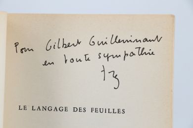 TREZ : Le langage des feuilles - Signed book, First edition - Edition-Originale.com