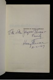 TRUMAN : Memoirs - Signed book, First edition - Edition-Originale.com