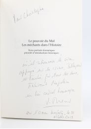 TULARD : Le pouvoir du mal - Les méchants dans l'histoire - Signiert, Erste Ausgabe - Edition-Originale.com