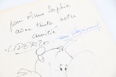 UDERZO : Dessin original d'Obélix au feutre signé par Uderzo et Goscinny - Autographe, Edition Originale - Edition-Originale.com