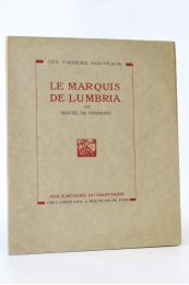 UNAMUNO : Le marquis de Lumbria - Prima edizione - Edition-Originale.com
