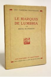 UNAMUNO : Le marquis de Lumbria - Erste Ausgabe - Edition-Originale.com