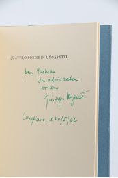UNGARETTI : Quattro poesie - Signiert, Erste Ausgabe - Edition-Originale.com