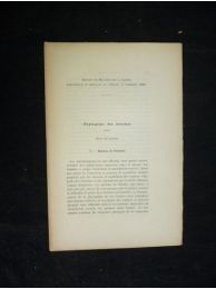 VACHER DE LAPOUGE : Phylogénie des carabus : IV - Rameau du cumanus - Erste Ausgabe - Edition-Originale.com