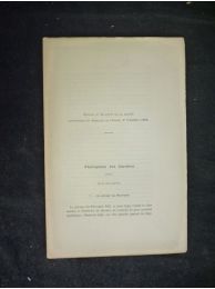 VACHER DE LAPOUGE : Phylogénie des carabus : V - Le groupe du Parreyssi - First edition - Edition-Originale.com