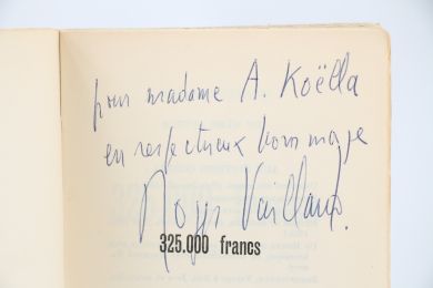 VAILLAND : 325.000 francs - Signed book, First edition - Edition-Originale.com
