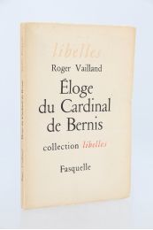 VAILLAND : Eloge du cardinal de Bernis - First edition - Edition-Originale.com