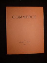 VALERY : Commerce. Automne 1929 - Cahier XXI - First edition - Edition-Originale.com