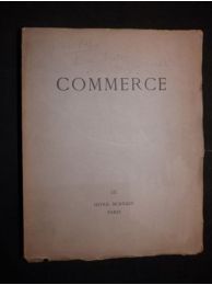 VALERY : Commerce. Hiver 1924 - Cahier III - Prima edizione - Edition-Originale.com