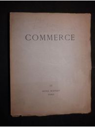 VALERY : Commerce. Hiver 1924 - Cahier III - Edition Originale - Edition-Originale.com