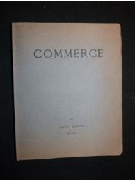 VALERY : Commerce. Hiver 1925 - Cahier VI - Prima edizione - Edition-Originale.com