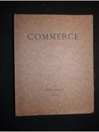 VALERY : Commerce. Hiver 1926 - Cahier X - Prima edizione - Edition-Originale.com