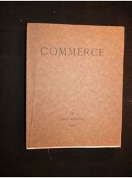 VALERY : Commerce. Hiver 1927 - Cahier XIV - Prima edizione - Edition-Originale.com