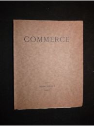 VALERY : Commerce. Hiver 1930 - Cahier XXVI - Prima edizione - Edition-Originale.com