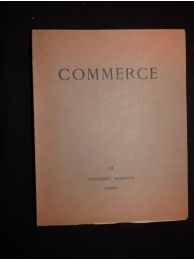 VALERY : Commerce. Printemps 1926 - Cahier VII - Erste Ausgabe - Edition-Originale.com