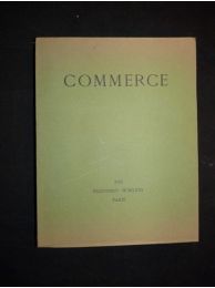 VALERY : Commerce. Printemps 1929 - Cahier XIX - Prima edizione - Edition-Originale.com