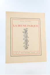 VALERY : La jeune parque - First edition - Edition-Originale.com