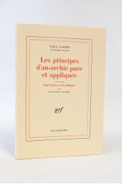VALERY : Les principes d'an-archie pure et appliquée suivi de Paul Valéry et la politique par François Valéry - First edition - Edition-Originale.com