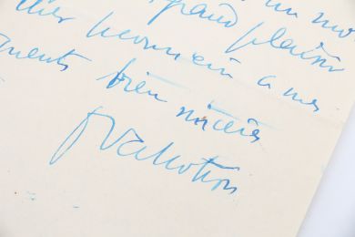 VALLOTTON : Lettre autographe datée et signée relative à l'exposition des peintres de guerre organisée par le Musée des armées et à laquelle il doit participer en Octobre 1917 : 