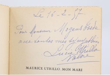 VALORE : Maurice Utrillo mon mari - Signiert, Erste Ausgabe - Edition-Originale.com