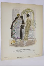 VAUGEOIS & BINOT : Le Parfum nouveau. Robes et manteau doublé, en tissus de Vaugeois et Binot (pl. 16, La Gazette du Bon ton, 1924-1925 n°2) - Prima edizione - Edition-Originale.com