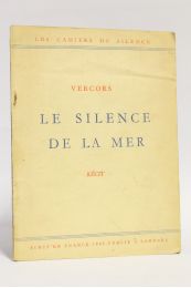 VERCORS : Le silence de la mer - Edition-Originale.com