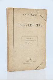 VERLAINE : Louise Leclercq - Erste Ausgabe - Edition-Originale.com
