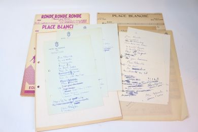 VIAN : Manuscrit autographe complet pour chacune des deux versions de la chanson de Boris Vian intitulée 
