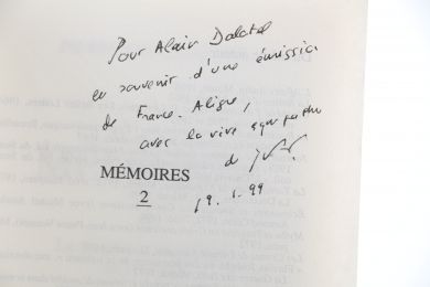 VIDAL-NAQUET : Mémoires Tome II. Le Trouble et la Lumière 1955-1998 - Autographe, Edition Originale - Edition-Originale.com