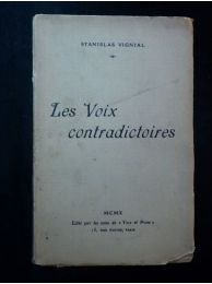 VIGNIAL : Les voix contradictoires - Erste Ausgabe - Edition-Originale.com