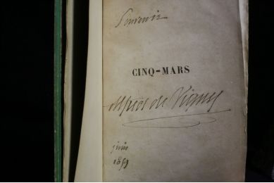 VIGNY : Cinq-Mars ou une conjuration sous Louis XIII - Libro autografato - Edition-Originale.com