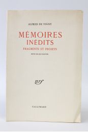 VIGNY : Mémoires inédits. Fragments et projets - Prima edizione - Edition-Originale.com
