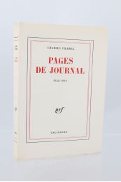 VILDRAC : Pages de journal - Edition Originale - Edition-Originale.com