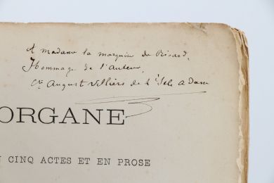 VILLIERS DE L'ISLE-ADAM : Morgane - Signed book, First edition - Edition-Originale.com