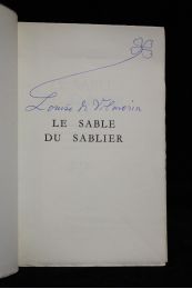 VILMORIN : Le sable du sablier - Signed book, First edition - Edition-Originale.com